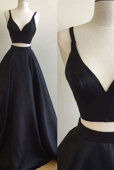 Custom Made 2 Pieces Burgundy/ Black Prom Dress, 2 pieces Formal Dress jbydress Custom Made 2 Pieces Burgundy/ Black Prom Dress, 2 pieces Formal Dress jbydress