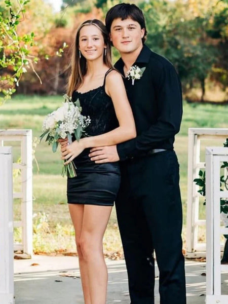 Backless Short Green Black Purple Blue Lace Mermaid Prom Dresses, Short Mermaid Lace Formal Homecoming Dresses