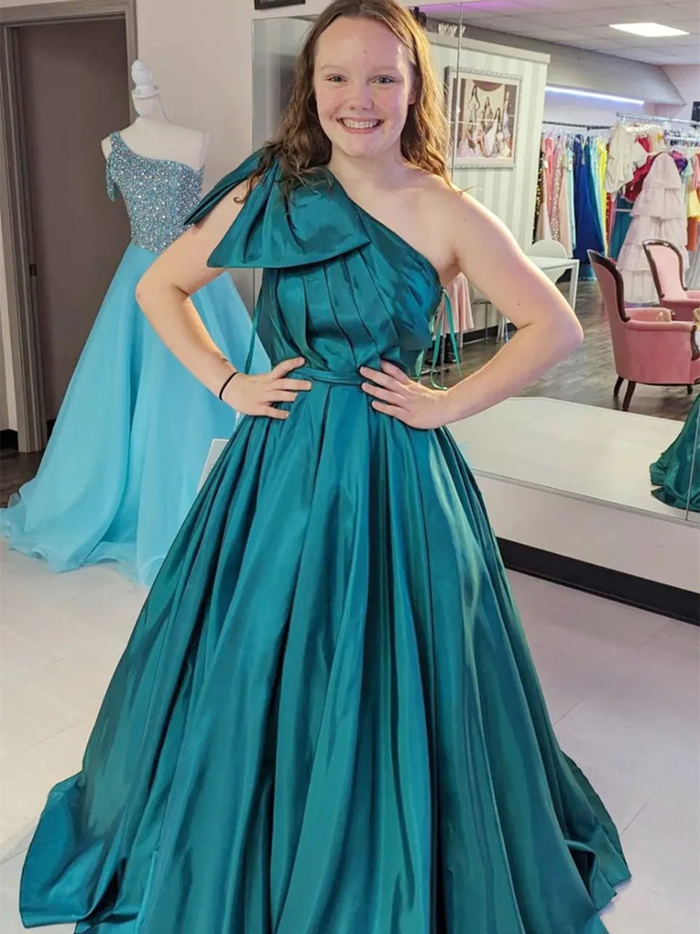 One Shoulder Blue Teal Long Prom Dresses, One Shoulder Teal Long Forma jbydress One Shoulder Blue Teal Long Prom Dresses, One Shoulder Teal Long Forma jbydress