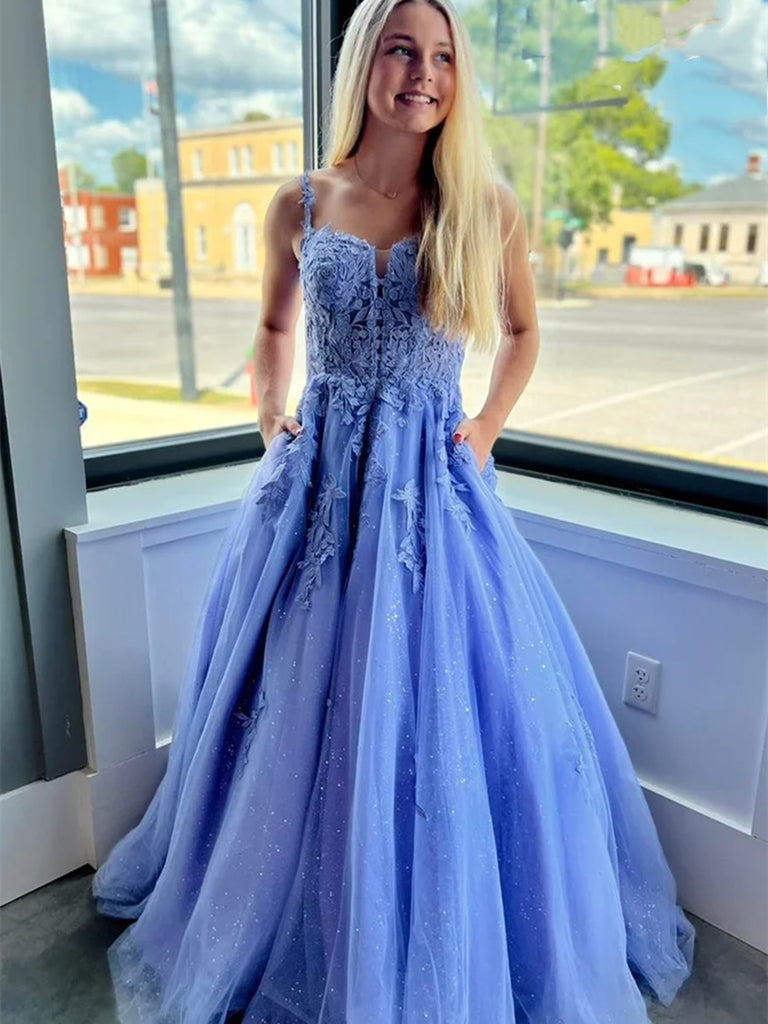 Purple Long Lace Prom Dress with Lace-up Back, Purple Long Lace Formal jbydress Purple Long Lace Prom Dress with Lace-up Back, Purple Long Lace Formal jbydress