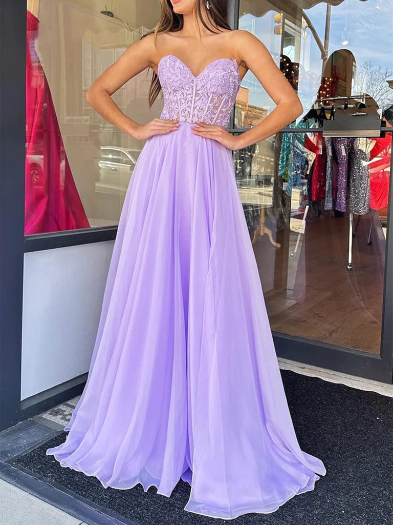 Short Sleeves Purple Lace Prom Dresses, Purple Long Lace Formal Evenin jbydress Short Sleeves Purple Lace Prom Dresses, Purple Long Lace Formal Evenin jbydress