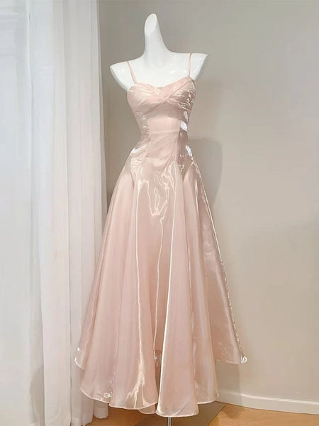Sweetheart Neck Mint Green Pink Satin Long Prom Dresses, Pink Mint Green Long Formal Graduation Dresses