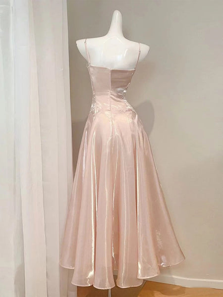 Sweetheart Neck Mint Green Pink Satin Long Prom Dresses, Pink Mint Green Long Formal Graduation Dresses