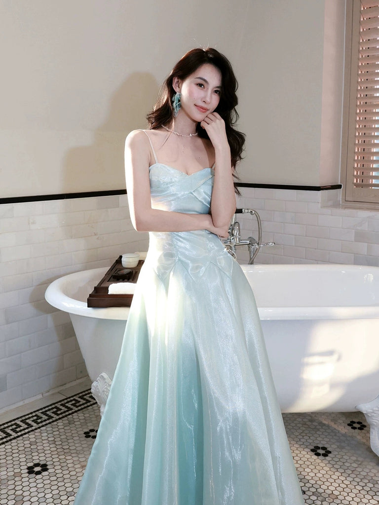 Sweetheart Neck Mint Green Pink Satin Long Prom Dresses, Pink Mint Gre jbydress Sweetheart Neck Mint Green Pink Satin Long Prom Dresses, Pink Mint Gre jbydress