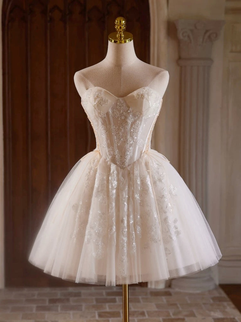 short white engagement dresses White Short Engagement Dress 2026 Halter Neck Sleeveless Backless Ankle Length A-Line Wedding Dress Free Customization