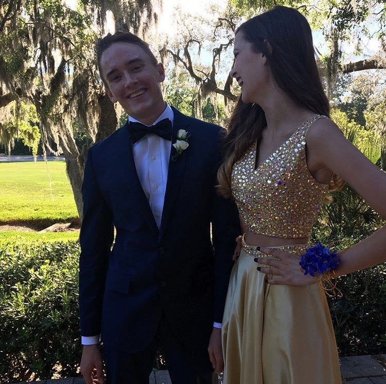 A Line V Neck 2 Pieces Red/Yellow/Blue Prom Dress, 2 Pieces Formal Dre jbydress A Line V Neck 2 Pieces Red/Yellow/Blue Prom Dress, 2 Pieces Formal Dre jbydress
