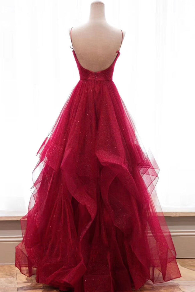 V Neck Backless Burgundy Prom Dresses, Burgundy Backless Wedding Dress jbydress V Neck Backless Burgundy Prom Dresses, Burgundy Backless Wedding Dress jbydress