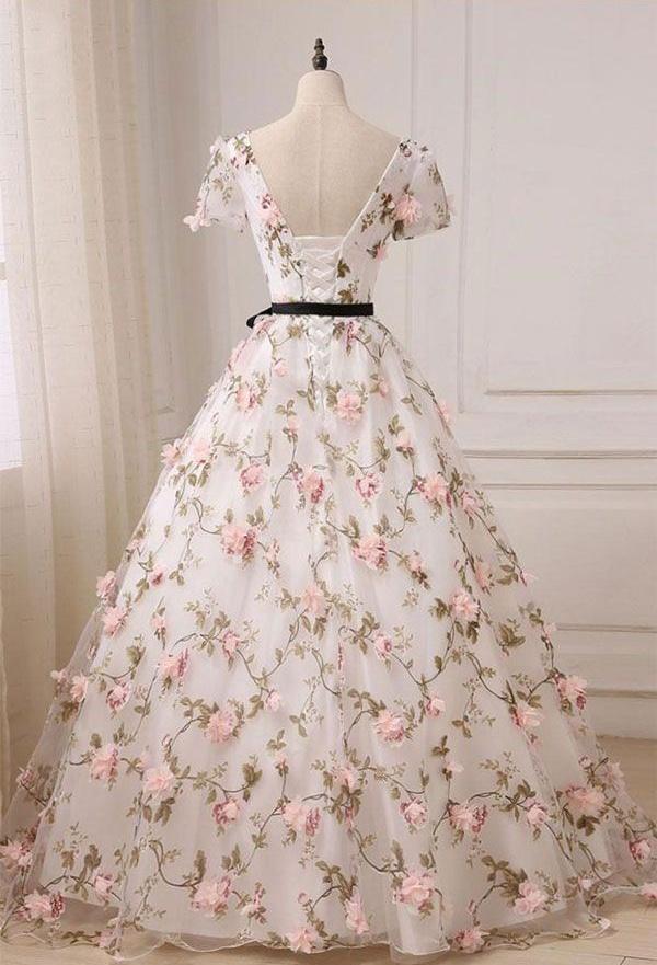 white flower graduation dress Halo Floral Strap Mini Dress Shop American Threads Online Boutique White / L