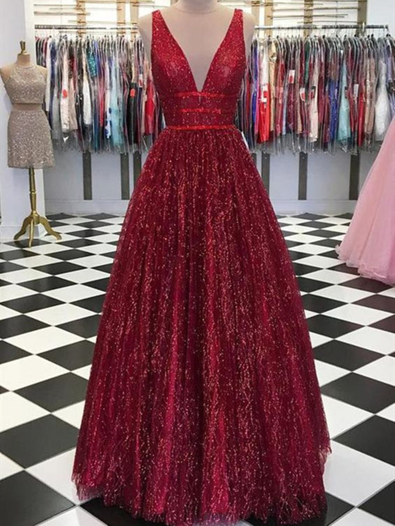 shiny burgundy dress Azazie 2026 Corset Lace Up Mermaid Prom Dress Burgundy Gown