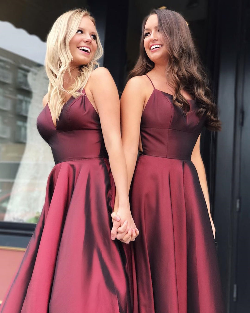 A Line Burgundy Long Prom Dresses, Burgundy Long Formal Graduation Eve jbydress A Line Burgundy Long Prom Dresses, Burgundy Long Formal Graduation Eve jbydress