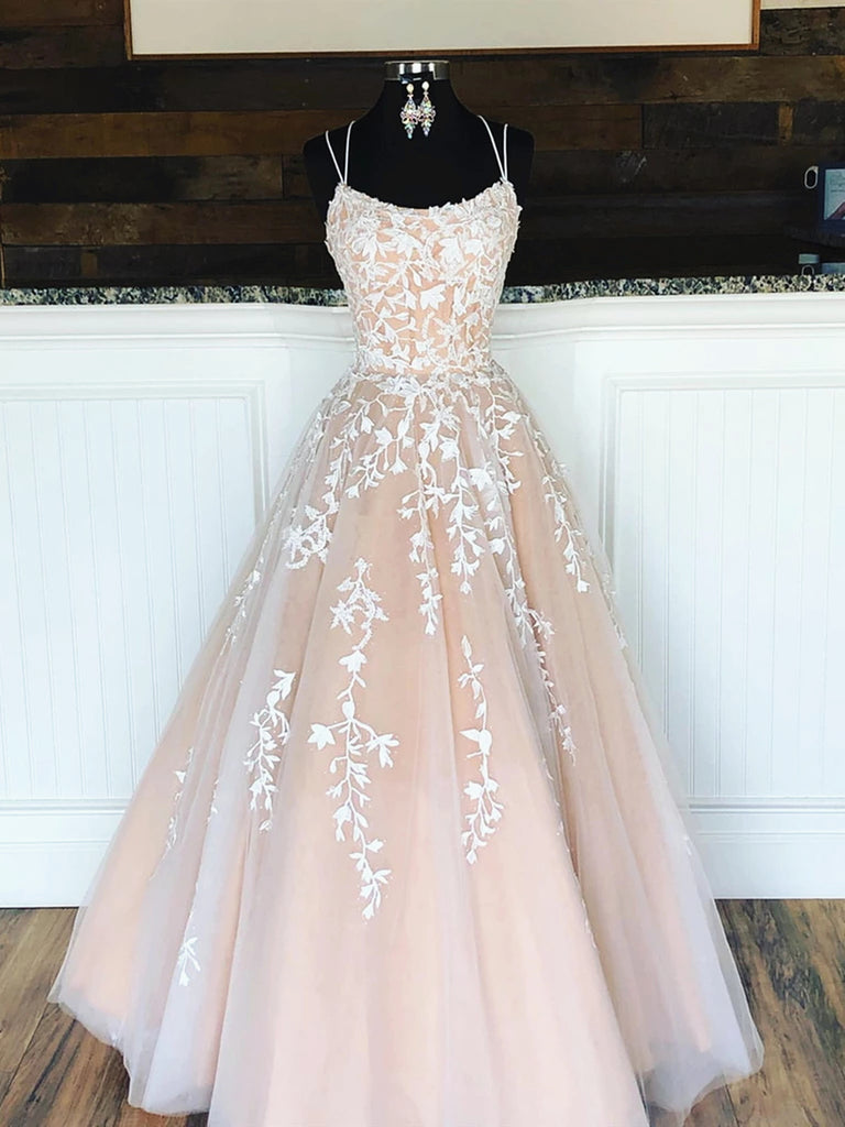 A Line Champagne Lace Wedding Dresses, Champagne Lace Prom Formal Even jbydress A Line Champagne Lace Wedding Dresses, Champagne Lace Prom Formal Even jbydress
