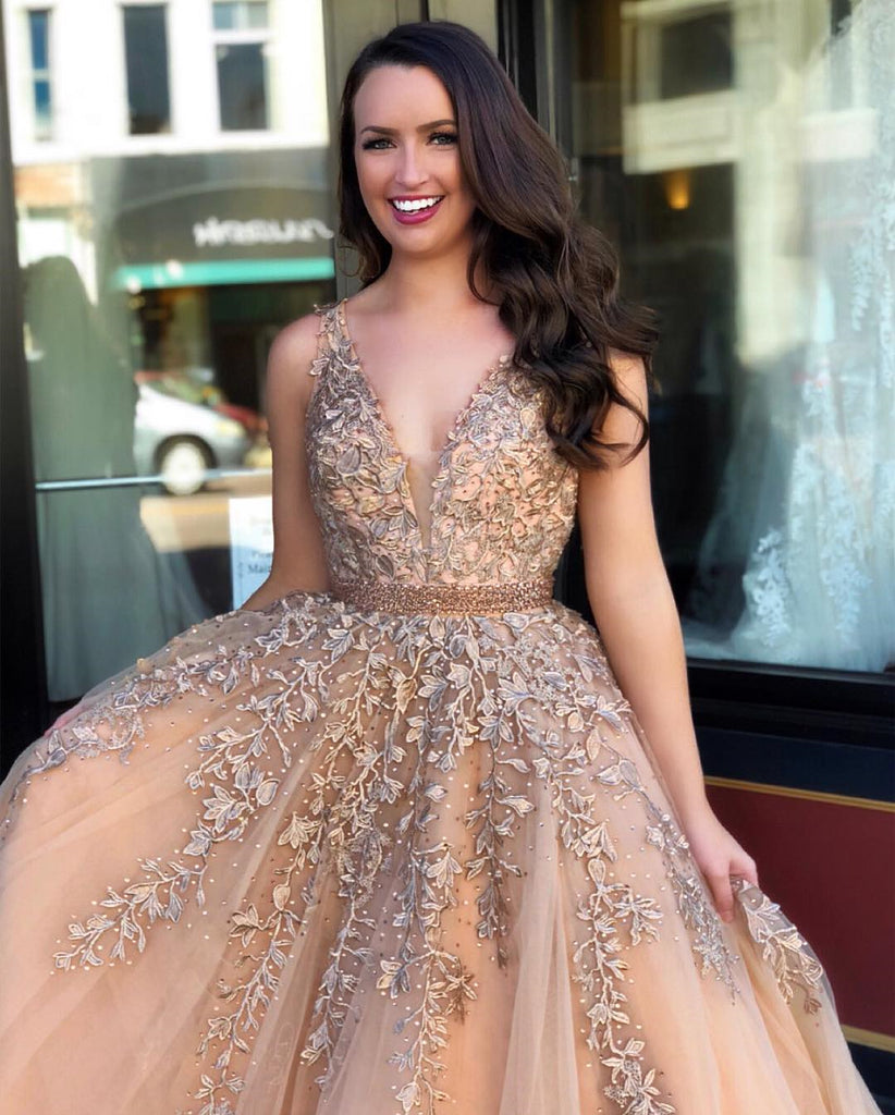 V Neck Champagne And Lace Wedding Dress Luxury Champagne Lace Boho Wedding Dress Light Ivory V Neck Champagne And Lace Wedding Dress Luxury Champagne Lace Boho Wedding Dress Light Ivory