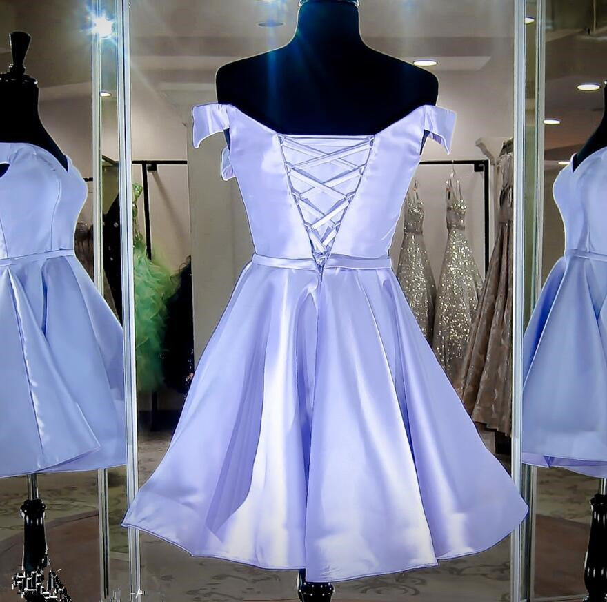 short pump prom dress stores Glitter-Embroidered Short Prom Dress