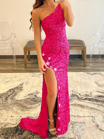 A Line V Neck Backless Hot Pink Prom Dresses, Open Back Hot Pink Long –  jbydress