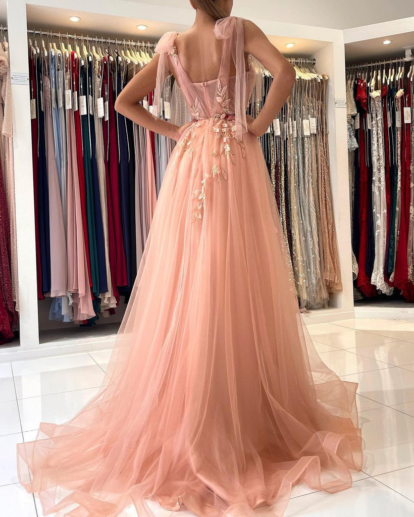 Glamour by TERANI Couture Peach Prom Gown 2 - $300 NWT | eBay