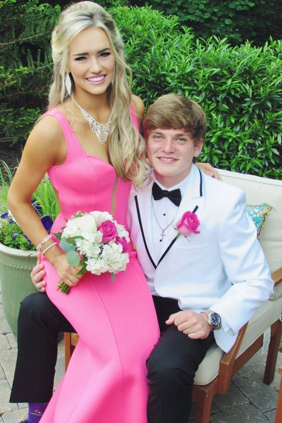 Pink Sweetheart Neck Open Back Mermaid Prom Dresses, Pink Mermaid Form jbydress Pink Sweetheart Neck Open Back Mermaid Prom Dresses, Pink Mermaid Form jbydress