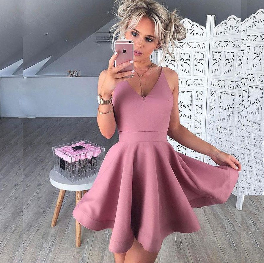 Chic Short Prom Dress, Short Graduation Dress, Homecoming Dress, Purpl jbydress Chic Short Prom Dress, Short Graduation Dress, Homecoming Dress, Purpl jbydress