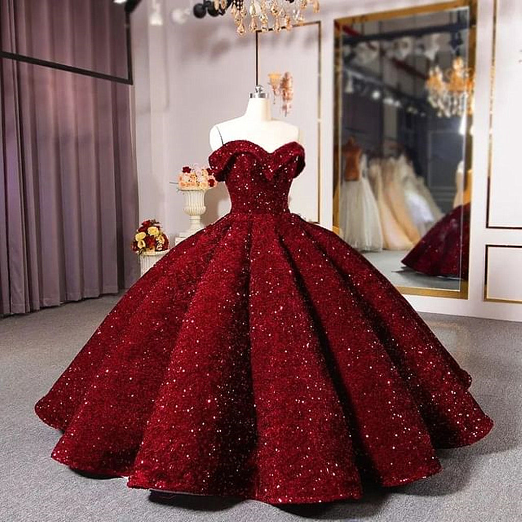 Shiny Off the Shoulder Burgundy Purple Long Prom Dresses, Wine Red Pur jbydress Shiny Off the Shoulder Burgundy Purple Long Prom Dresses, Wine Red Pur jbydress