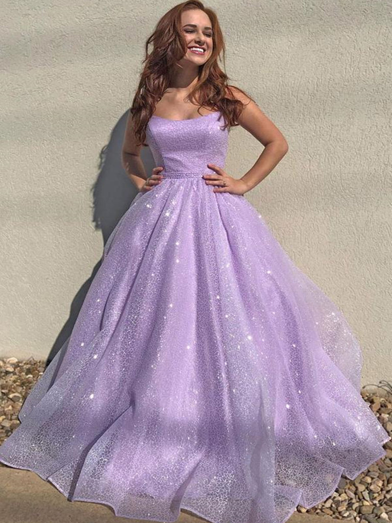 purple and blue prom dress Shiny Purple Blue Backless Prom Dresses, Open Back Purple Blue Formal – jbydress