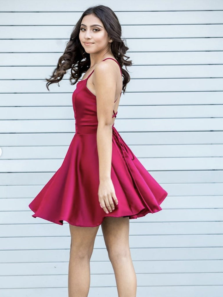 Short Backless Burgundy Prom Dresses, Short Wine Red Formal Graduation jbydress Short Backless Burgundy Prom Dresses, Short Wine Red Formal Graduation jbydress
