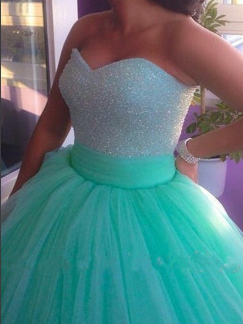 green prom dress 2015 Jovani 38707 Size 12 Dark Green Prom Dress Beaded Strapless Peak Point