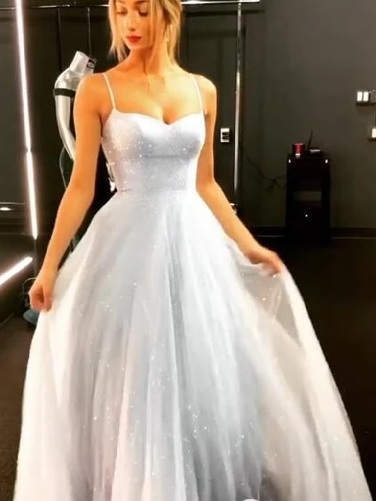 Sparkly Silver Gray Open Back Long Prom Dresses, Silver Gray Backless jbydress Sparkly Silver Gray Open Back Long Prom Dresses, Silver Gray Backless jbydress