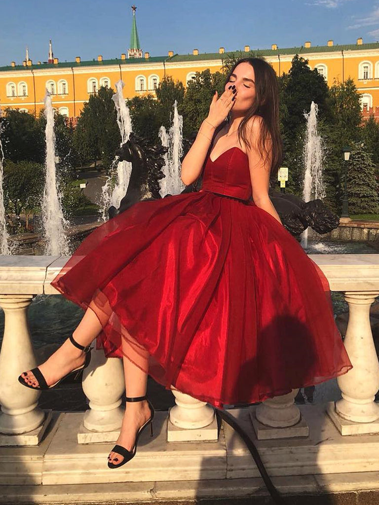 Sweethear Neck Short Burgundy Prom Dresses, Short Burgundy Formal Grad jbydress Sweethear Neck Short Burgundy Prom Dresses, Short Burgundy Formal Grad jbydress
