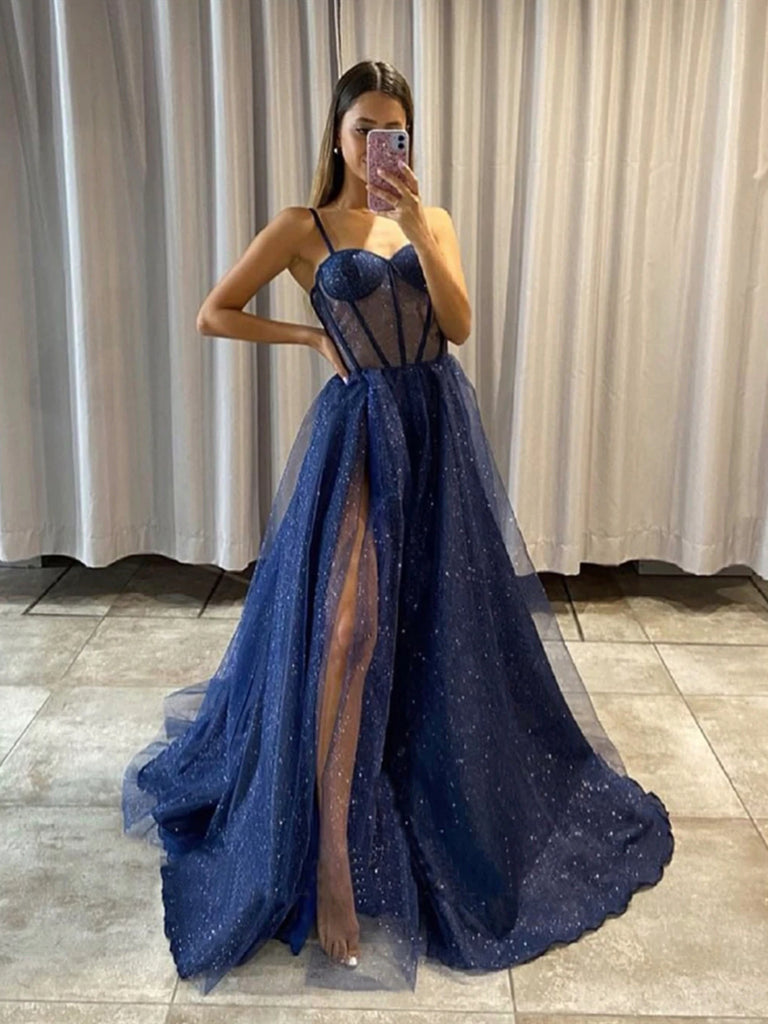 Sweetheart Neck Blue Burgundy Long Prom Dresses, Blue Burgundy Long Fo jbydress Sweetheart Neck Blue Burgundy Long Prom Dresses, Blue Burgundy Long Fo jbydress