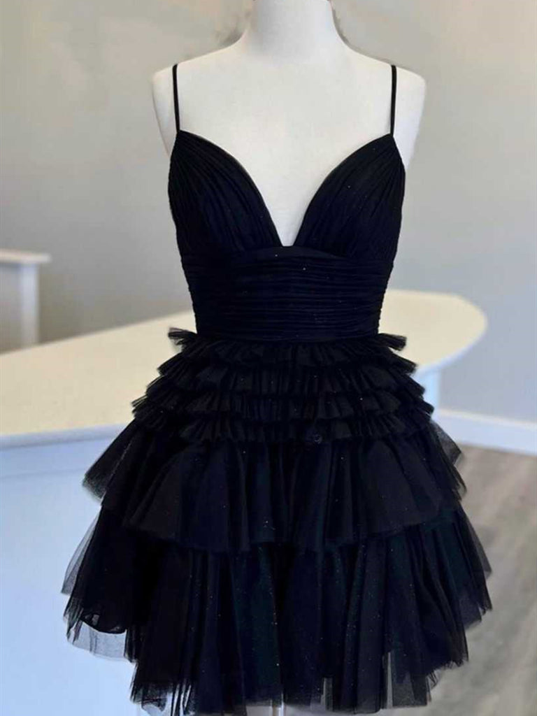 V Neck Short Black Red Prom Dresses, Short Red Black Formal Homecoming jbydress V Neck Short Black Red Prom Dresses, Short Red Black Formal Homecoming jbydress