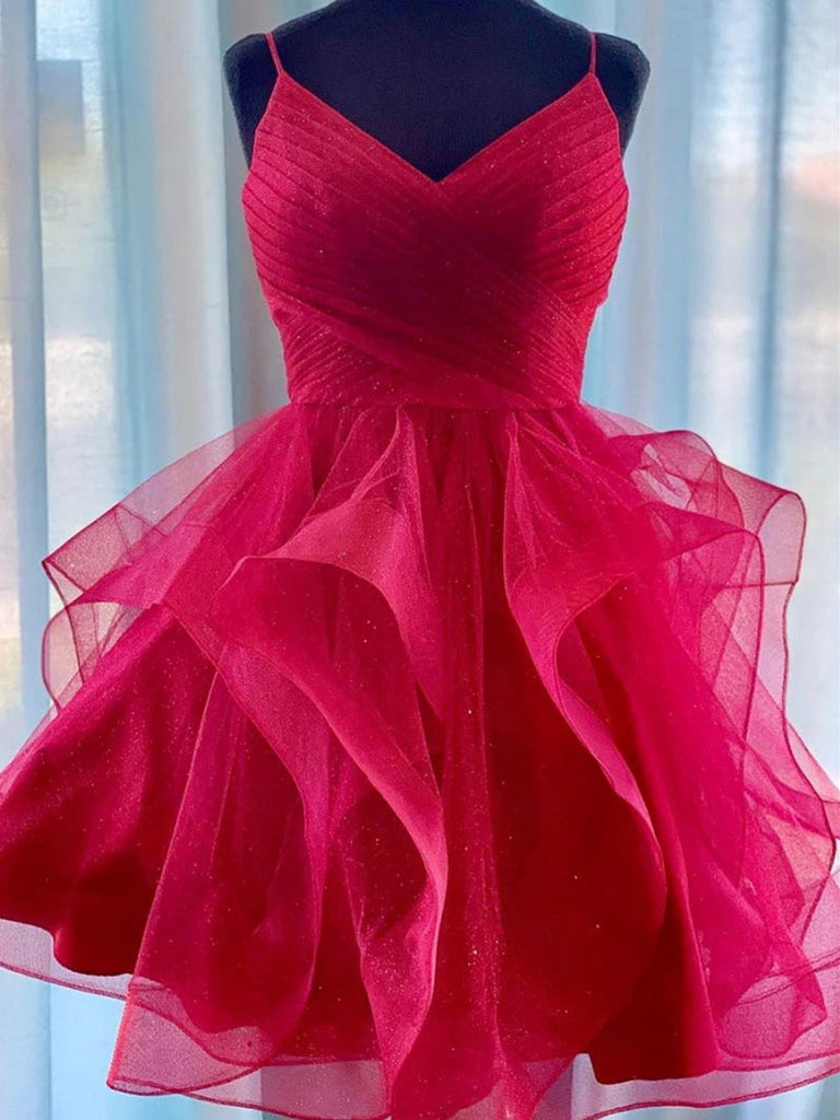 V Neck Short Burgundy Prom Dresses, Short Burgundy Formal Homecoming G jbydress V Neck Short Burgundy Prom Dresses, Short Burgundy Formal Homecoming G jbydress