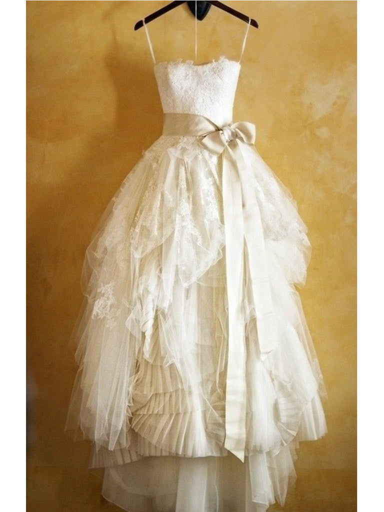 Cheap Lace Ball Gown Wedding Dresses, Wedding Gowns, Bridal Dresses, Bridal Gowns, Strapless Wedding Dress