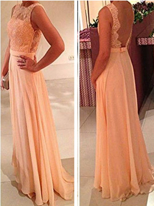 Custom Made A Line Long Lace Prom Dresses, Lace Bridesmaid Dresses, Long Lace Formal Dresses
