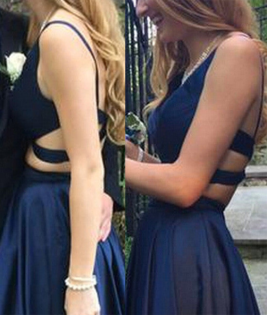 2 Pieces Navy Blue Prom Dresses, 2 Pieces Navy Blue Formal Dresses jbydress 2 Pieces Navy Blue Prom Dresses, 2 Pieces Navy Blue Formal Dresses jbydress