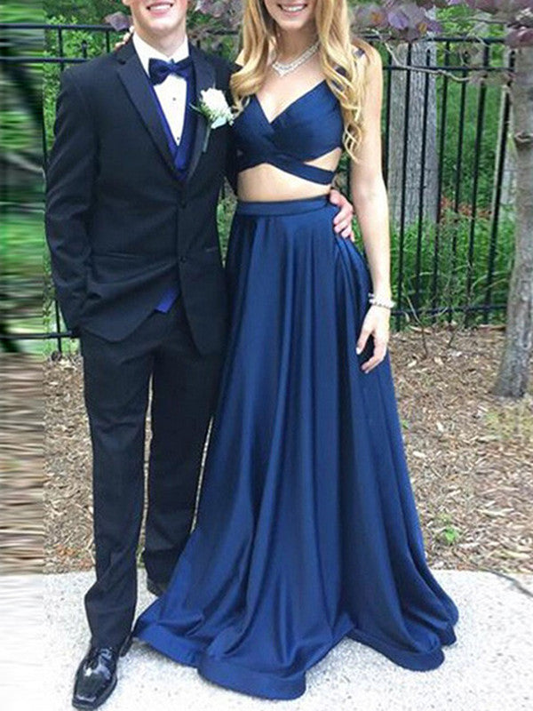 2 Pieces Navy Blue Prom Dresses, 2 Pieces Navy Blue Formal Dresses jbydress 2 Pieces Navy Blue Prom Dresses, 2 Pieces Navy Blue Formal Dresses jbydress